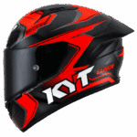 KYT RED AND BLACK HELMET