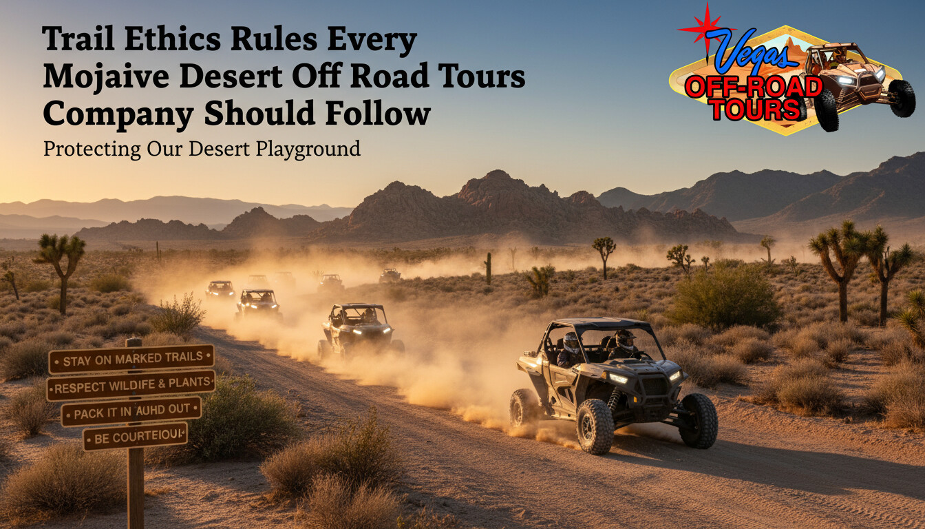 Mojave Desert off road tours trail ethics