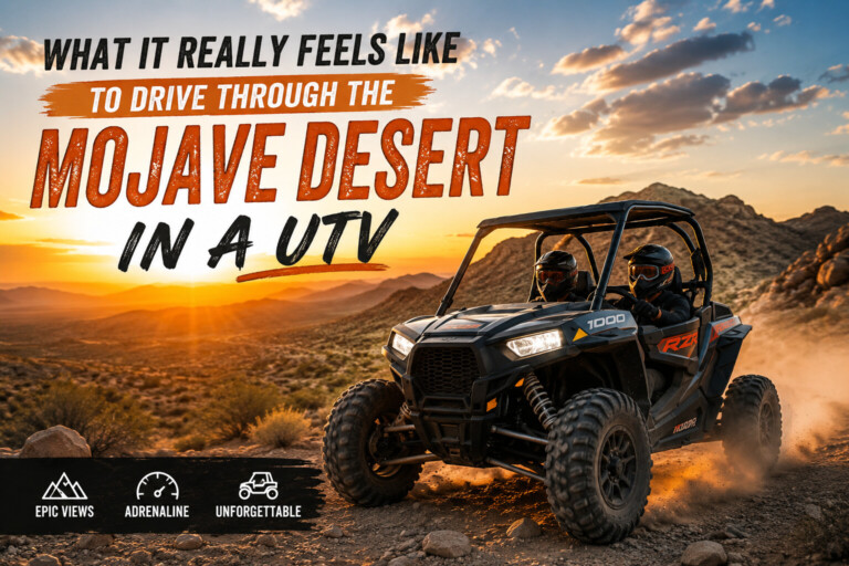 Mojave Desert in a UTV