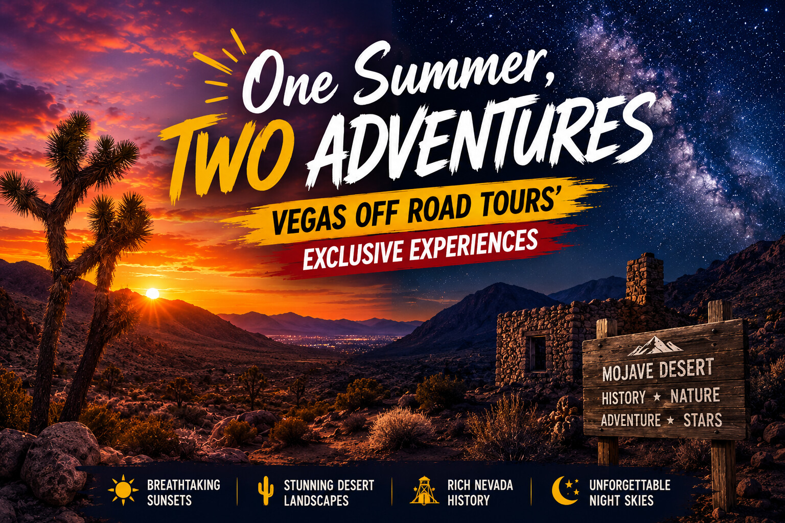 Summer Exclusive Night Tours in Las Vegas
