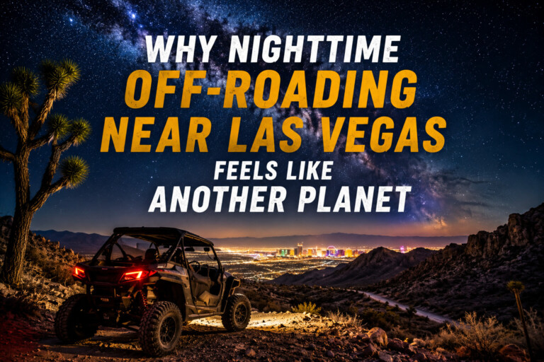 Nighttime off-roading near Las Vegas