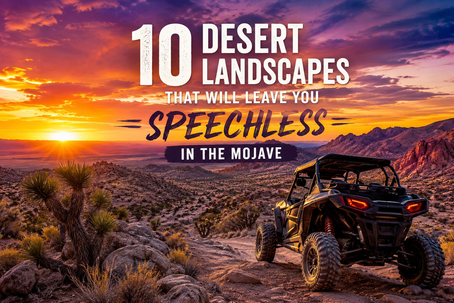 Mojave Desert Sunset Adventure in Vegas